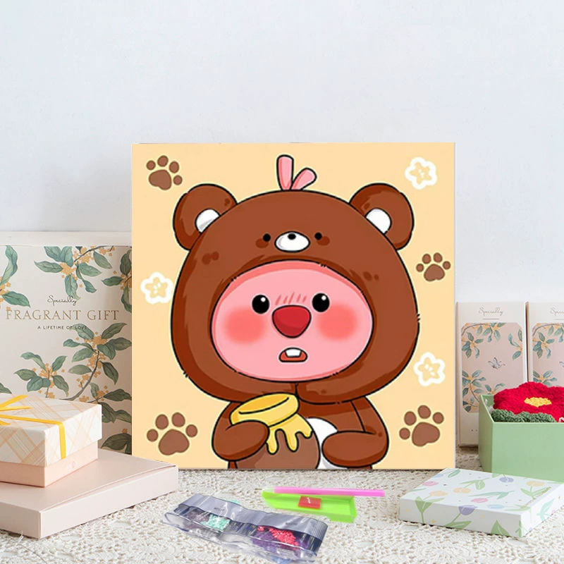 Алмазная мозаика 20×20 см, детская анимационная панно, полная выкладка, новый стиль, ручная работа DIY, декор для гостиной