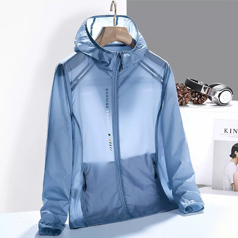 防晒衣男女透气男士钓鱼防晒服外套户外皮肤衣连帽青年款防紫外线