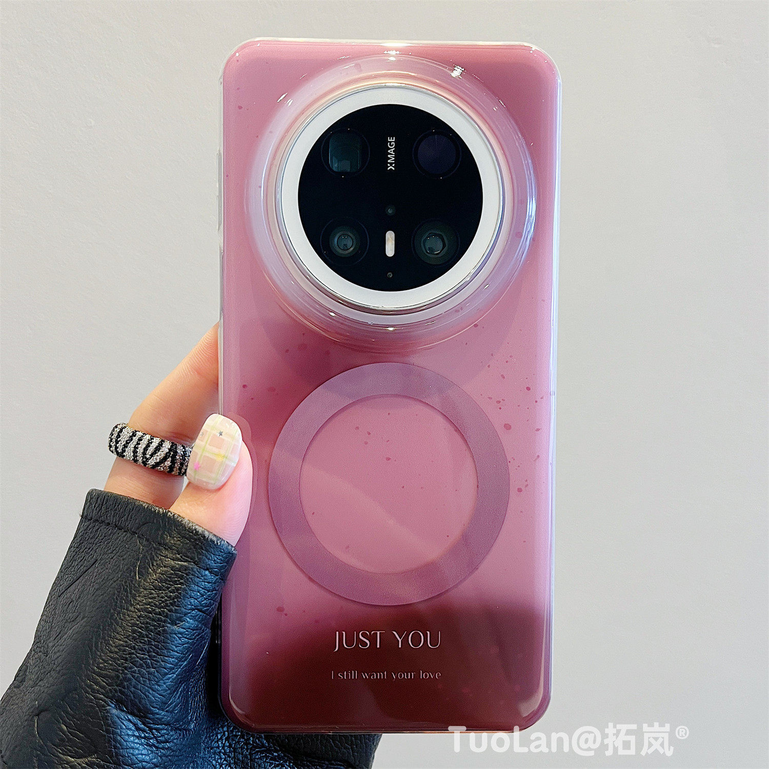 Tuolan bilan mos keladigan Huawei Pura70 Pro+ yangi Mate80 Pro ikki qavatli Pura80 Pro gradientli telefon g'ilofi
