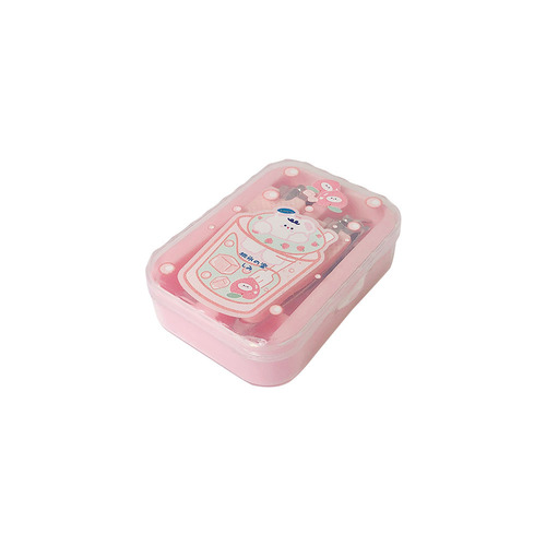 Cartoon Nail Clipper PP Box 2 Piece Set Silicone Nail Clippers Manicure Tools Stainless Steel Nail Clippers Wholesale