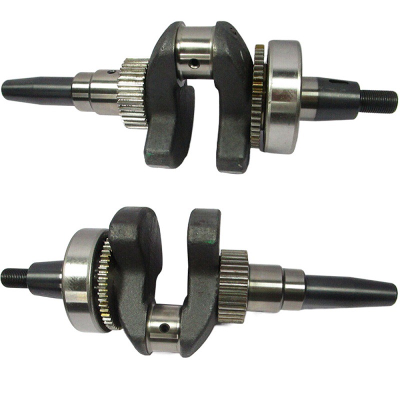 柴油发电机配件曲轴186-188-190f锥度曲轴带轴承6308齿轮总成