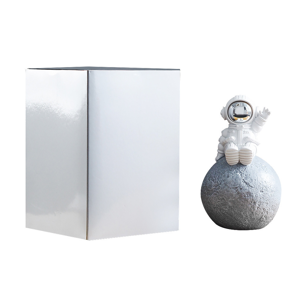 우주 비행사 돼지 저금통 장식품 창의적인 우주 비행사 홈 나이트 라이트 장식 데스크탑 장식품 도매