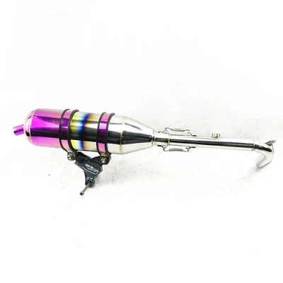 Motorcycle exhaust pipe Purple Hkr Exhaust