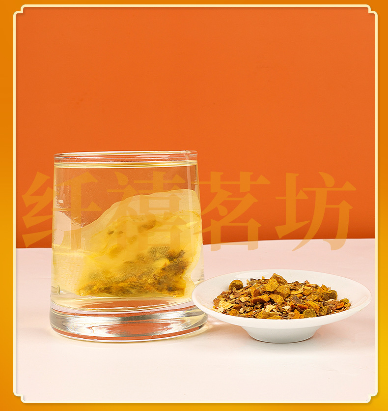 Turmeric Ginger Cinnamon Tea 2g x 50 Teabags Warming Herbal Blend for Daily Brewing in use