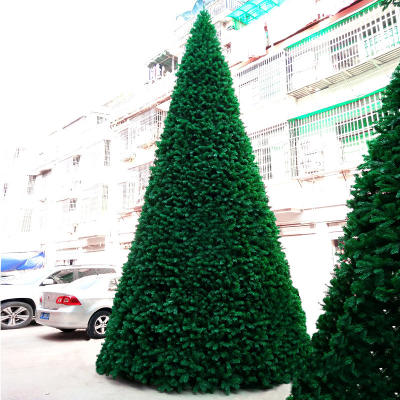 Christmas 1- 10m Outdoor Frame Christmas Tree Package 3/4/5/6/10m12m Tree Iron Art Christmas Decoration