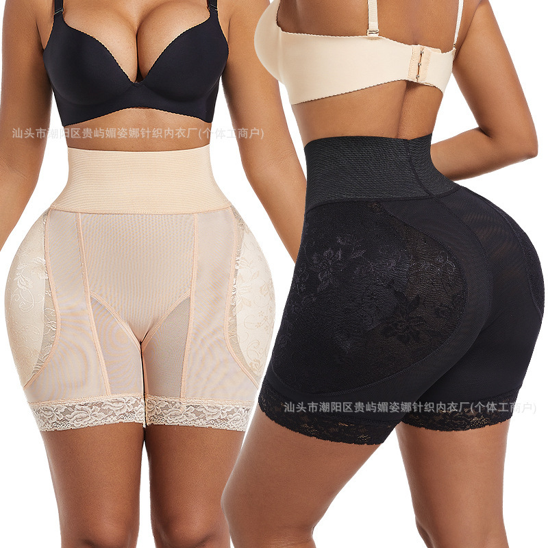 Cross-Border Body Shaping High-Waisted Tummy Control Pants, Butt-Lifting Pants for Women, Hip-Enhancing, Hip-Expanding Waist Belt with Padding, Fake Butt Body Shaping Pants