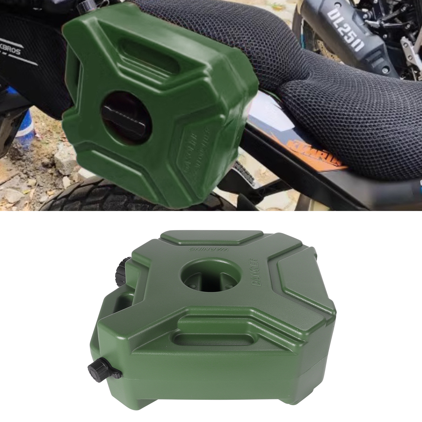 High-Quality Emergency Portable Oil Drum, Explosion-Proof and Anti-Static Gasoline Drum, Spare Fuel Tank for Cars, Motorcycles, and Outboard Motors