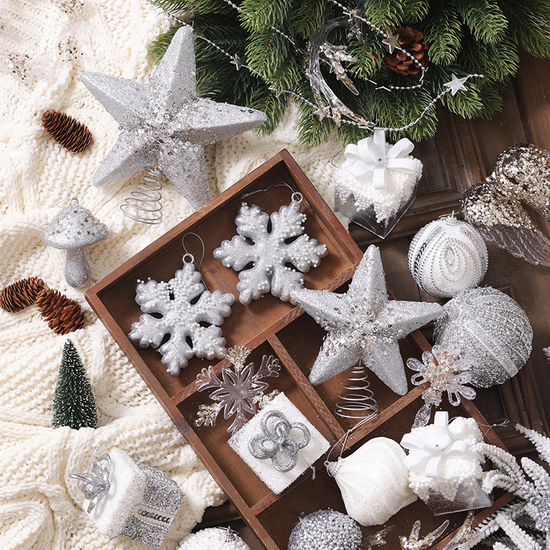 Bola de Navidad de champán, colgante de decoración de árbol de Navidad, bola pintada a mano, decoración de la escena de la ventana, accesorios, decoraciones navideñas