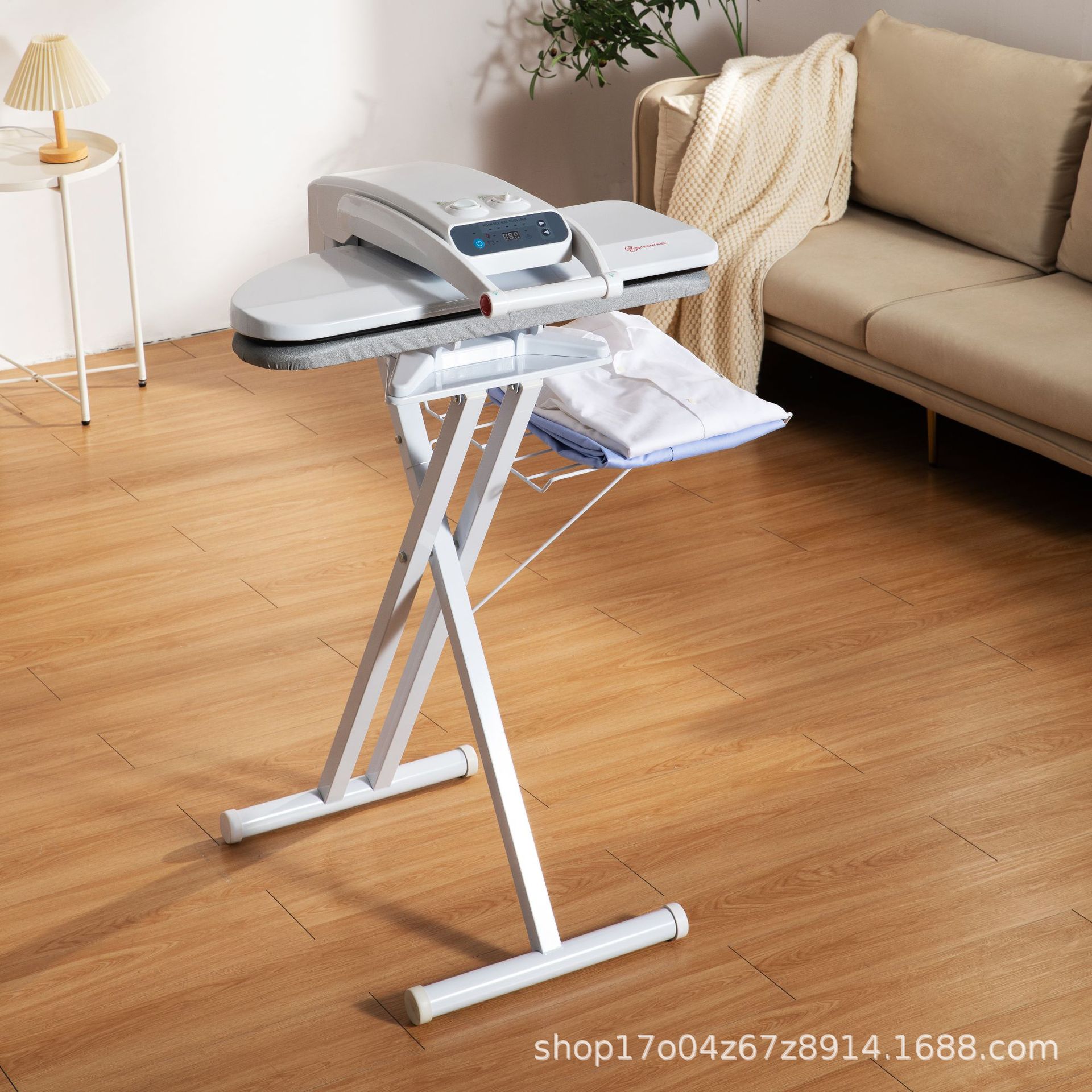 [재고] 증기 철 다림질 보드 자동 증기 다림질 기계 가정용 상업 대외 무역 건조 세탁 드라이 클리닝