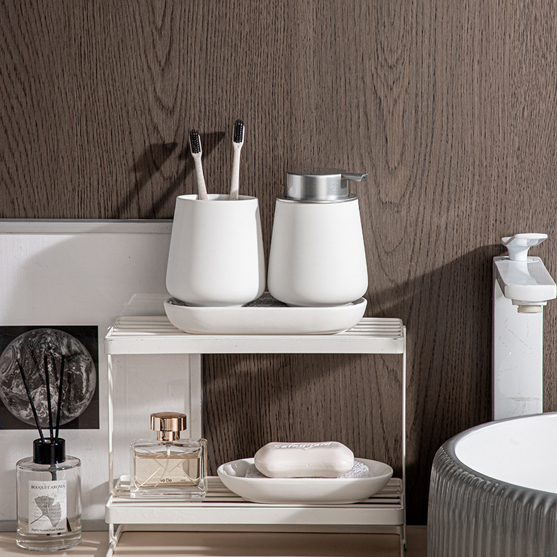 Botella de prensa Amazon explosión cerámica pintura de silicona pintura de goma sensación champú gel de ducha loción botella suplementaria