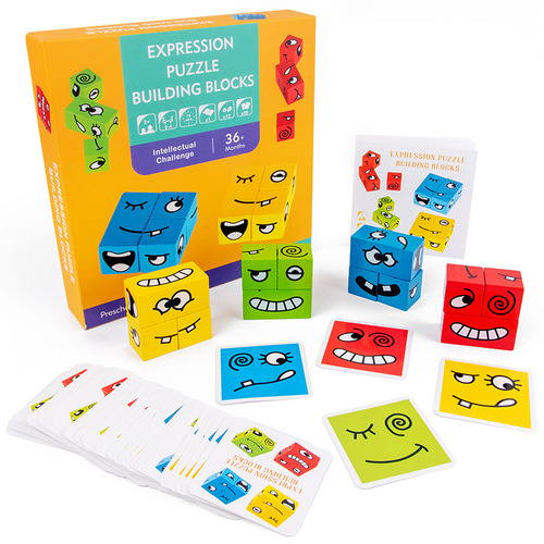 Face Changing Rubik's Cube Variety of Fingertip Small Rubik's Cube Building Blocks Children's Educational Toys Thinking Challenge Qiyi Rubik's Cube Wholesale