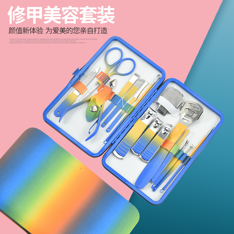 Cosmetic set stainless steel for nails