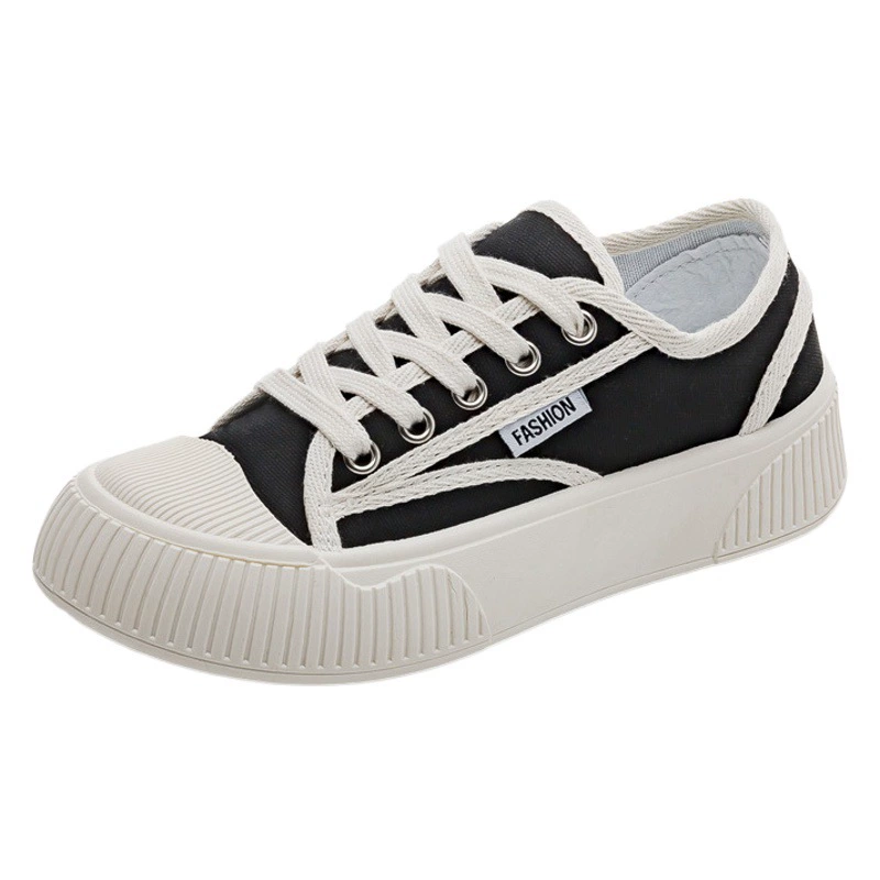 2024, весенне-летняя новая парусиновая обувь, женские универсальные белые туфли на плоской подошве, летняя дышащая студенческая тканевая обувь, популярная женская обувь