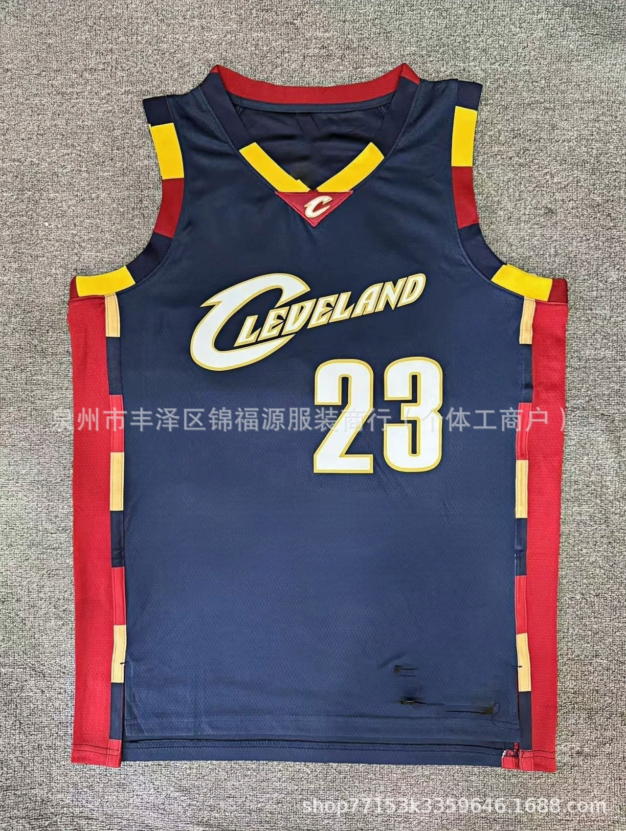 Новый джерси Cavaliers Mitchell Garland James ретро, внешняя торговля, оптом, дропшиппинг, городской стиль, кросс-бордер джерси