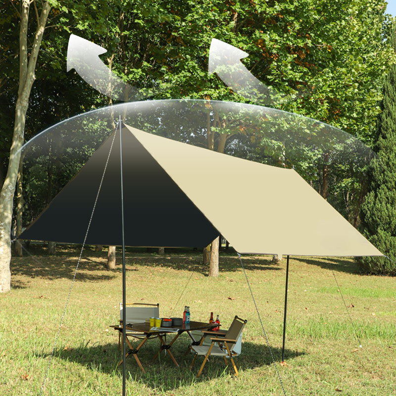 Outdoor Camping Full Blackout Sun Protection Canopy Waterproof