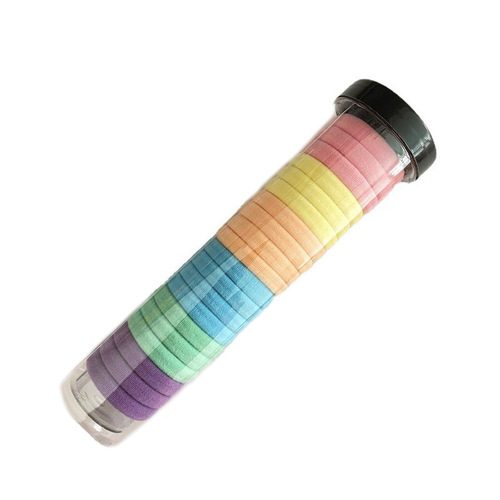 20 canned towel rings, high elasticity, durability, seamless rubber bands, simple basic ponytail hair ties, Japanese and Korean hair accessories for women