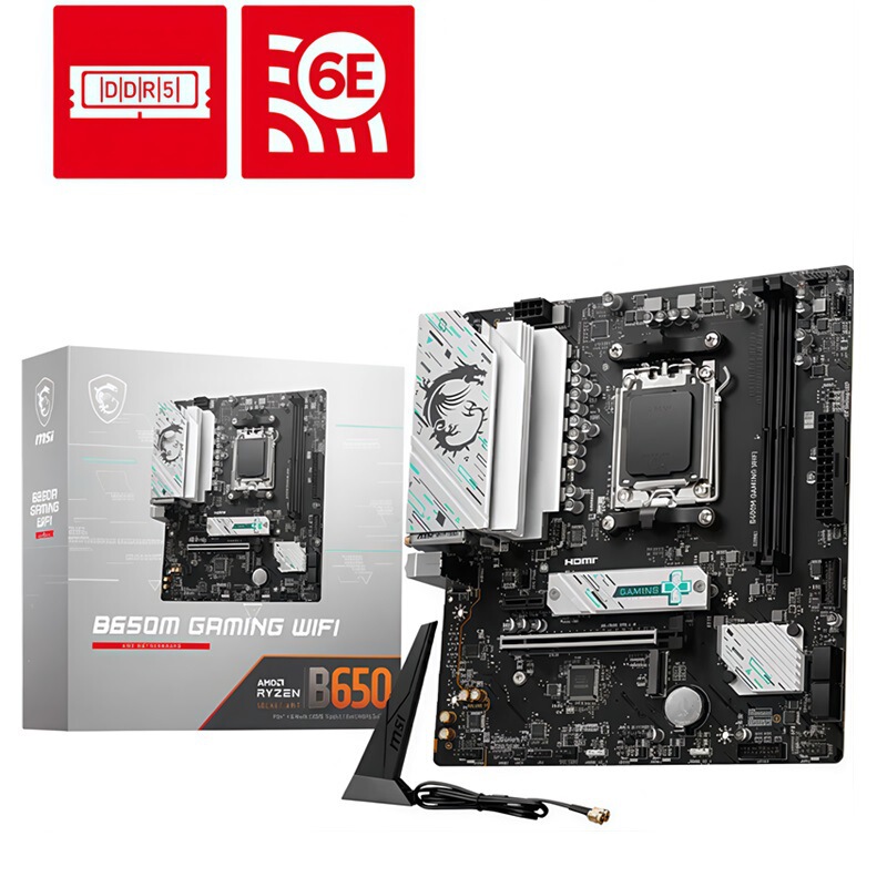 Msi B650M Gaming Wifi Motherboard Supports Cpu 7800X3D/9600X/9700X/9500F