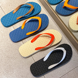 New Style Flip-Flops in Stock Wholesale Outer Wear Non-Slip Outdoor Summer Flip-Flops Beach Shoes Trendy Sandals for Men