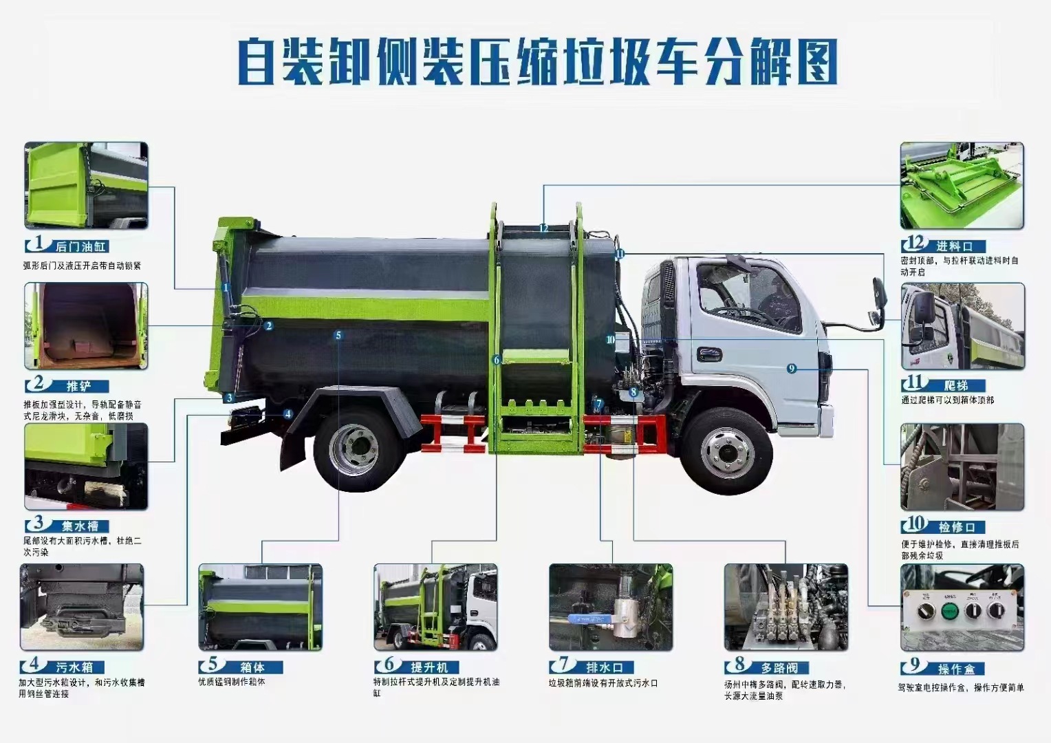 挂桶垃圾车