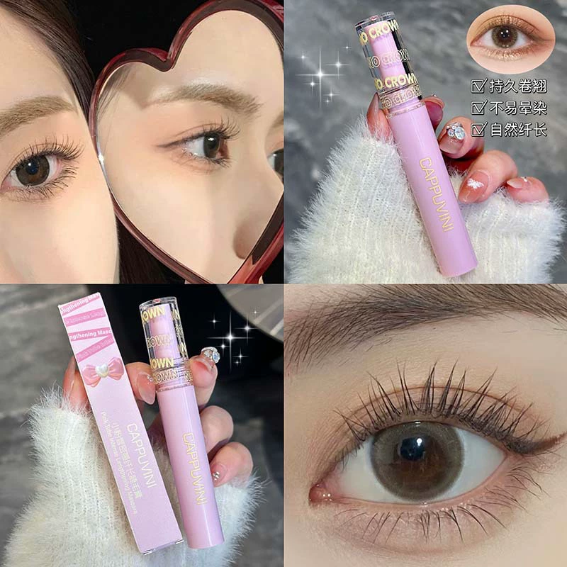 Lengthening curling mascara for eyelashes, base makeup primer, natural volume