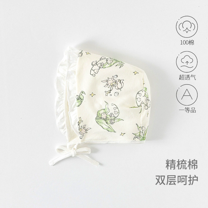 Новорожденные детские шляпы Весенние и осенние шапки для новорожденных