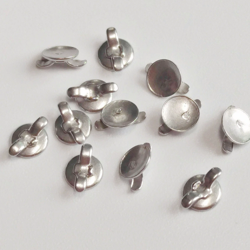 Алисы профессиональный ортодонтический инструмент Двустворчатый язык боковая пряжка для стоматологического оборудования 10pcs/bag