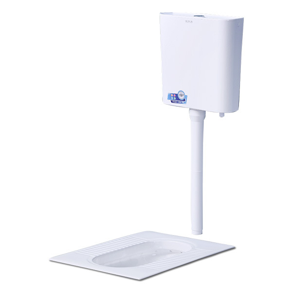 厂家批发陶瓷蹲坑 防臭存水S弯水箱蹲厕学校卫生间蹲便器工程供货