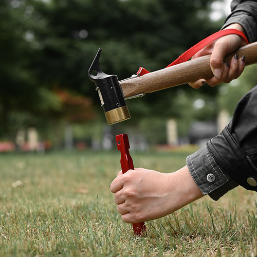 Outdoor tent accessories spike, triangular spike, 25 cm multi-hole aluminum spike, aluminum alloy rhombus spike, V-shaped spike