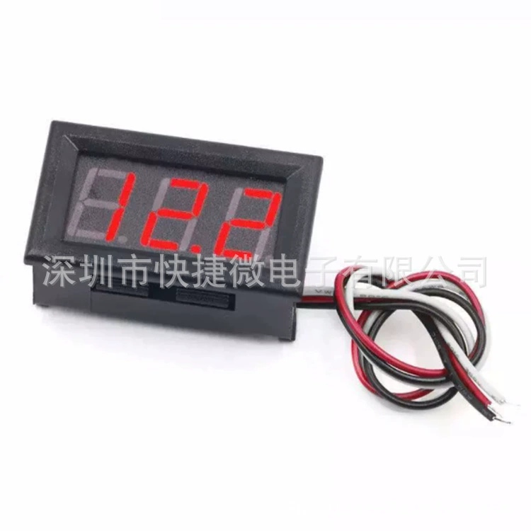 Трех-линейный источник питания постоянного тока головка 0.56-дюймовый LED цифровой таблица напряжения DC 0V30.0V защита от замыкания