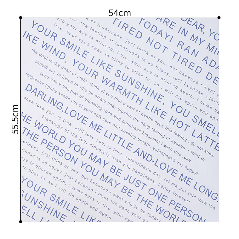 Papel de Regalo, Material para Envolver, Papel Decorativo para Flores, Papel para Floristería, Productos de Papel Decorativo, Caja de Regalo, Papel para Envolver Tulipanes, Estilo Ins