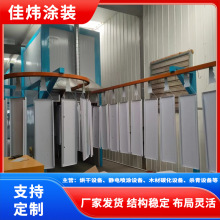 佳煒靜電噴塗設備靜電吸引塗裝效率高適用汽車自行車噴塗生產線