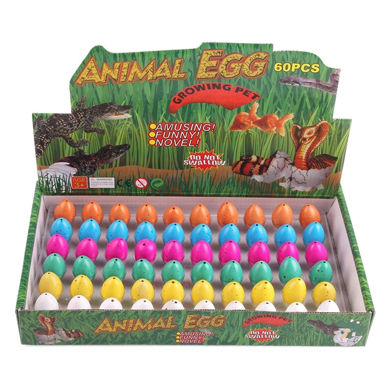 Suministro directo de fábrica transfronterizo Venta caliente tamaño pequeño dinosaurio huevo incubación huevo burbuja expansión de agua juguetes educativos para niños al por mayor