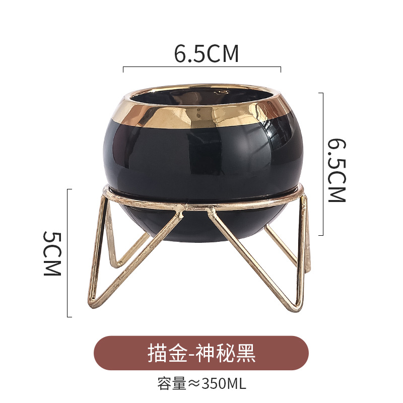 Creativo nórdico suculento maceta simulación flor verde planta cactus hierro cerámica maceta contenedores muebles para el hogar y la oficina