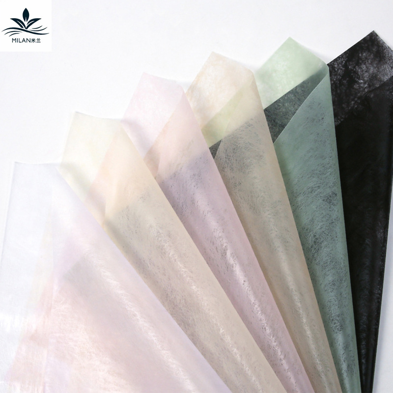 米兰鲜花包装纸小款棉花糖内衬纸防水棉纸花束礼物包花纸花艺材料