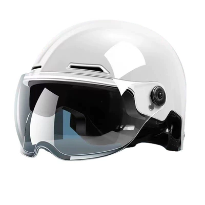Motosiklet kaskı (dəbilqə) — riding half helmet, universal safety helmet
