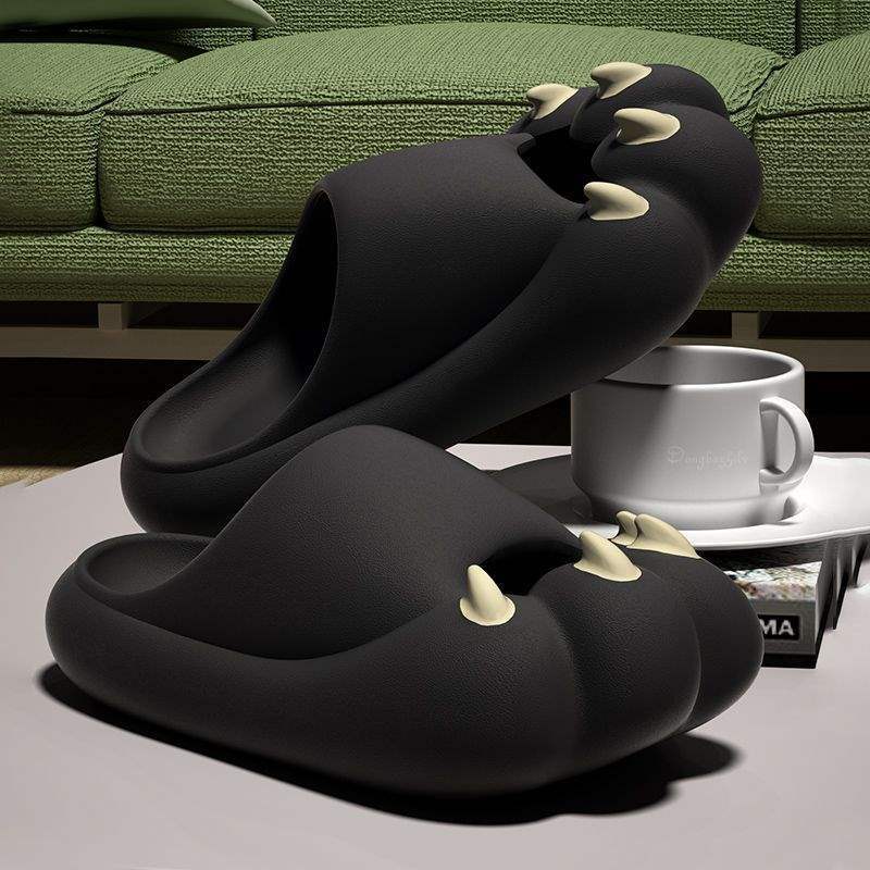 Cat Paw Slippers for Men, Summer Thick-Soled, Soft and Funny Indoor Home Slippers, Couple's Funny Slippers for Women, Suitable for Outdoor Wear
