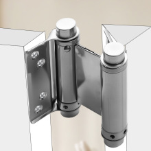 跨境弹簧合页自动关门不锈钢双开内外开双向自由闭门器回位牛仔门