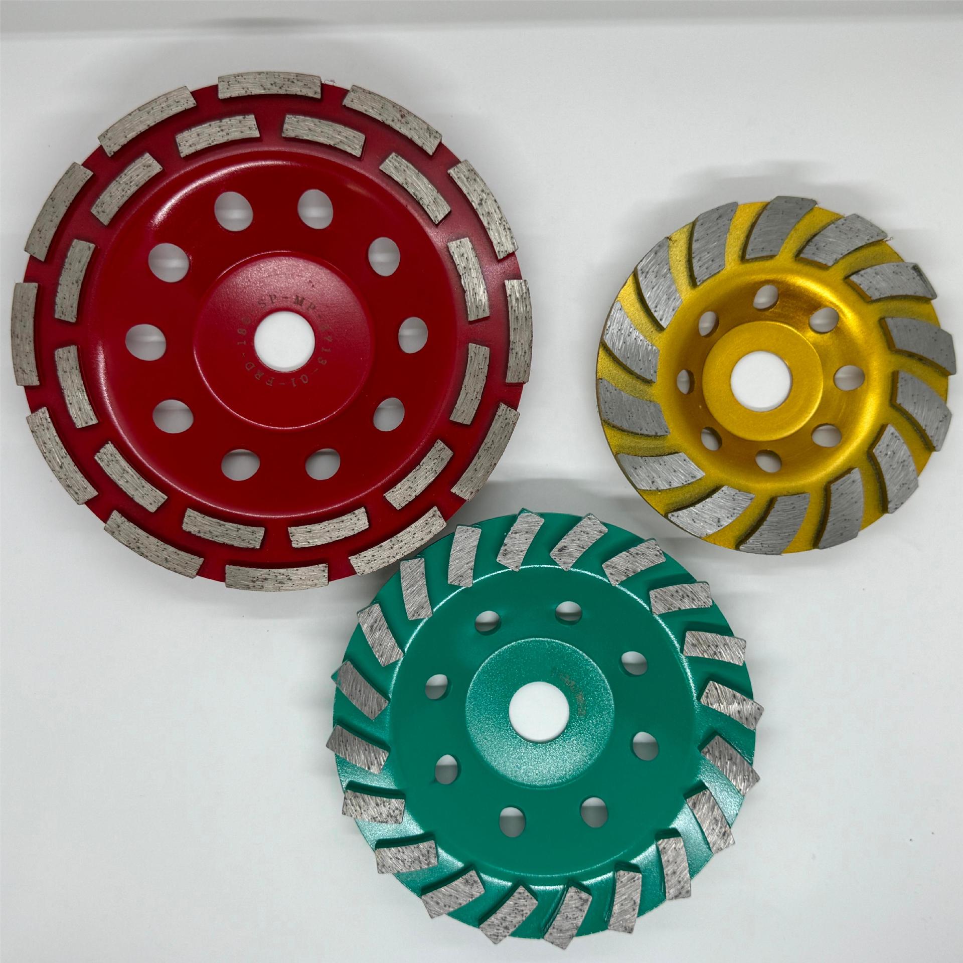 批发花岗岩金刚石烧结双层碗磨角磨机加工打磨金刚砂石材金钢石