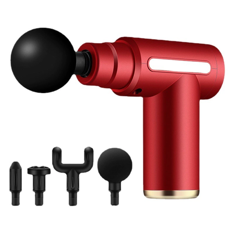 Прямые продажи с фабрики, мини-пистолет для фасции, электрический массажер для мышц, фитнес-пистолет, небольшой трансграничный домашний массажный пистолет для плеч и шеи