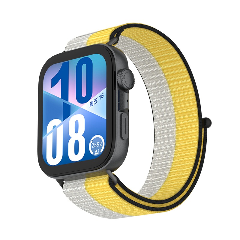 Huawei fit4pro 時計ストラップ HUAWEI fit4/3 メタルヘッド一体型ナイロンループストラップに適しています。|undefined