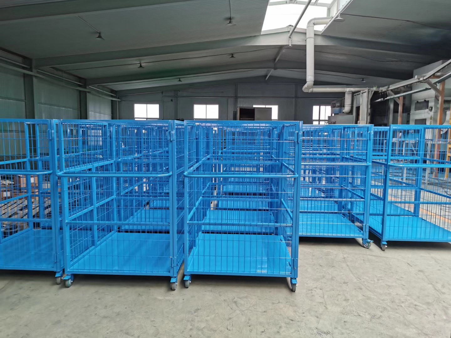 济宁厂家 折叠物流网箱 仓储物流箱 金属网箱