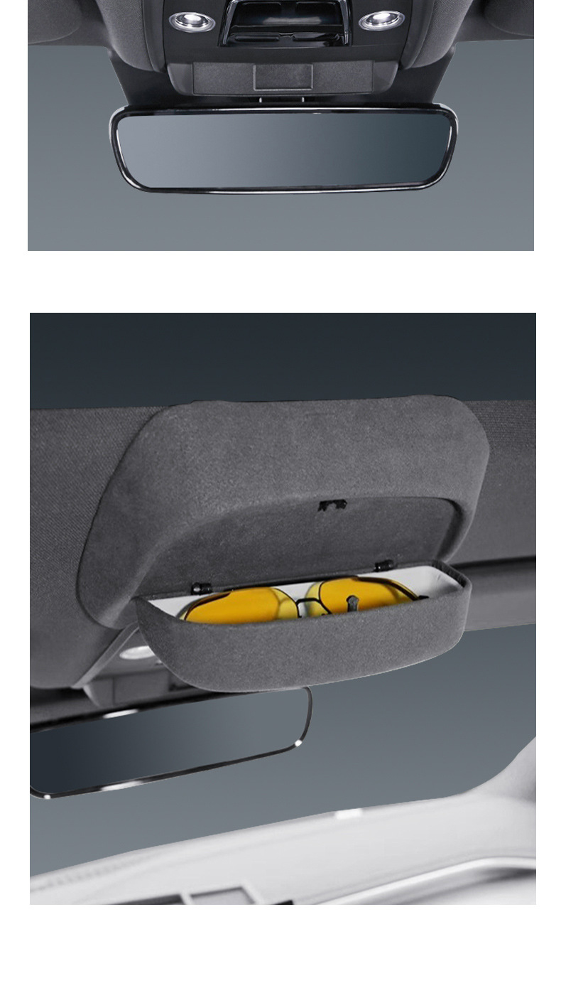 Suitable for BYD seal/Song L special car glasses case suede bill storage box car glasses holder