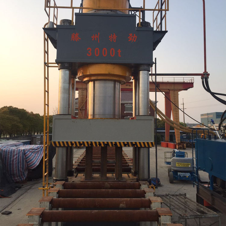 3000吨铁粉电梯配重块成型液压机 金属粉末液压机 铁粉铁屑压块机