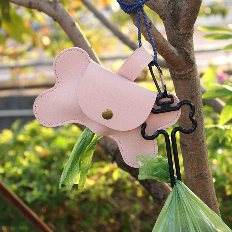 Трансграничные оптовые мешки для сбора мусора для домашних животных Спотовая кожаная наружная собака портативная уборка сумки для хранения