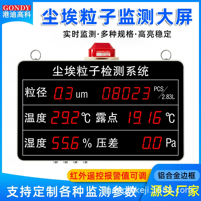 Температура и влажность частиц пыли промышленный большой экран Канбан мастерская Крытый цифровой выделить электронный дисплей 485