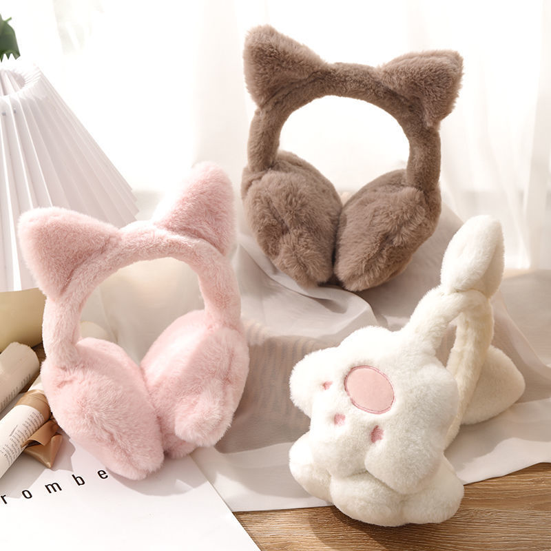 Rabbit's hair Earmuff winter keep warm Earmuff new pattern Korean Edition lovely Catlike Ears Ear package