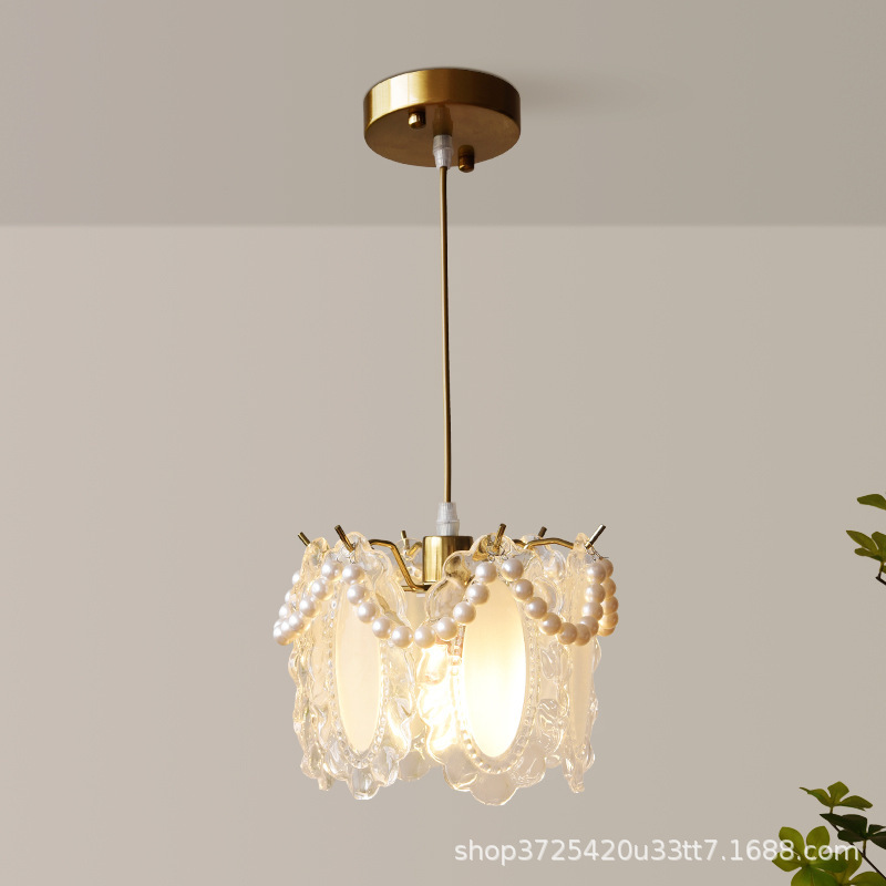 French Entry Luxury Bedside Small Chandelier Corridor Lamp Entrance Lamp Pearl Feather Chandelier Aisle Lamp Kitchen and Bathroom Lamp Lamps French Entry Luxury Bedside Small Chandelier Corridor Lamp Entrance Lamp Pearl Feather Chandelier Aisle Lamp Kitchen and Bathroom Lamp Lamps
