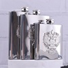 Stainless steel hip flask Mirror Light Double headed Eagle 304 bottle outdoors Take it with you portable Mini 6oz7 Oz 8