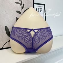 D-MY009火辣性感诱镂空蕾丝三角裤女士夏季透视透气网纱纯欲内裤
