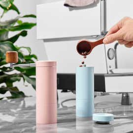 手摇磨豆机 便携咖啡机家用手动磨粉机CNC不锈钢磨芯咖啡豆研磨机